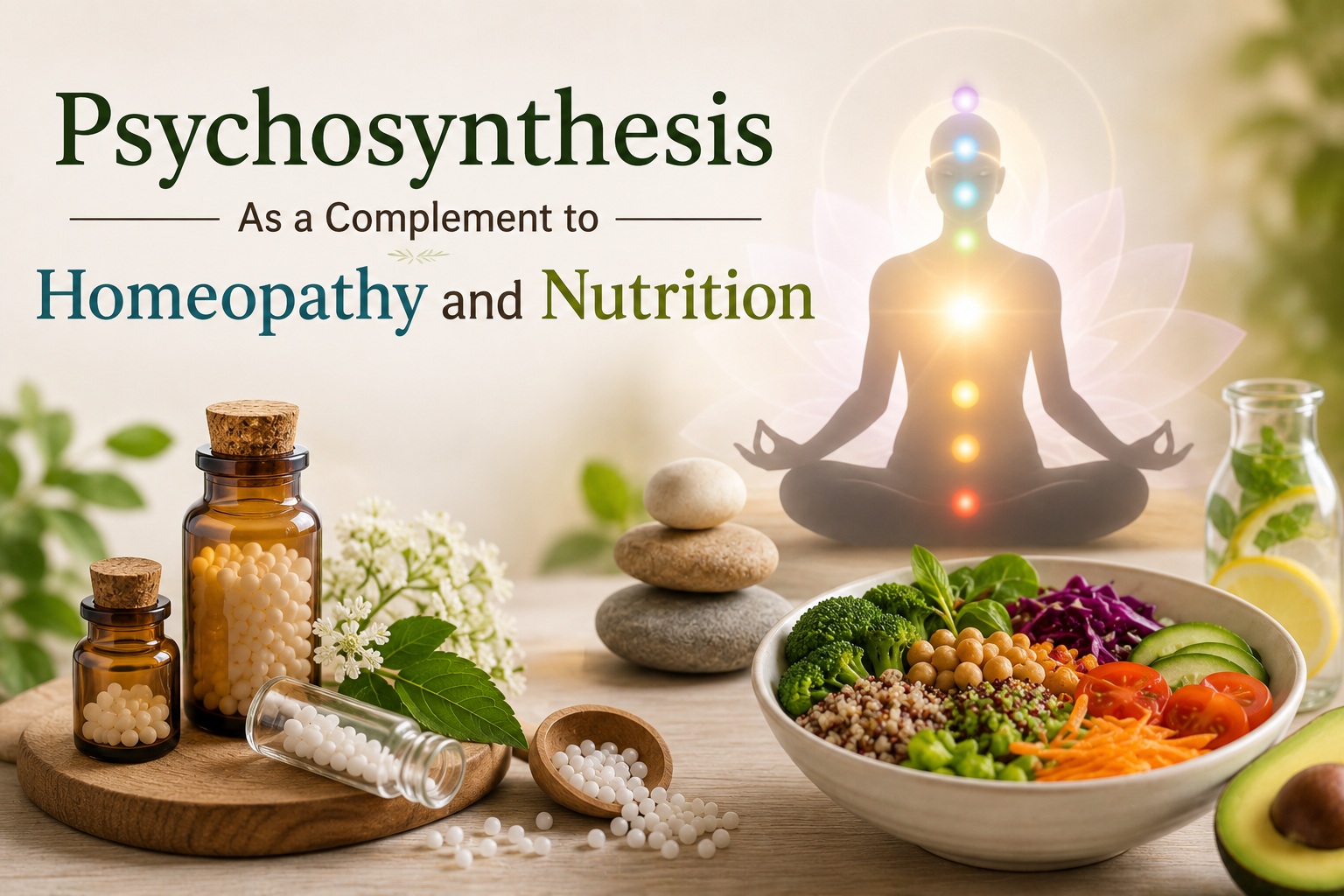 How Psychosynthesis, Homeopathy & Nutrition Work Together
