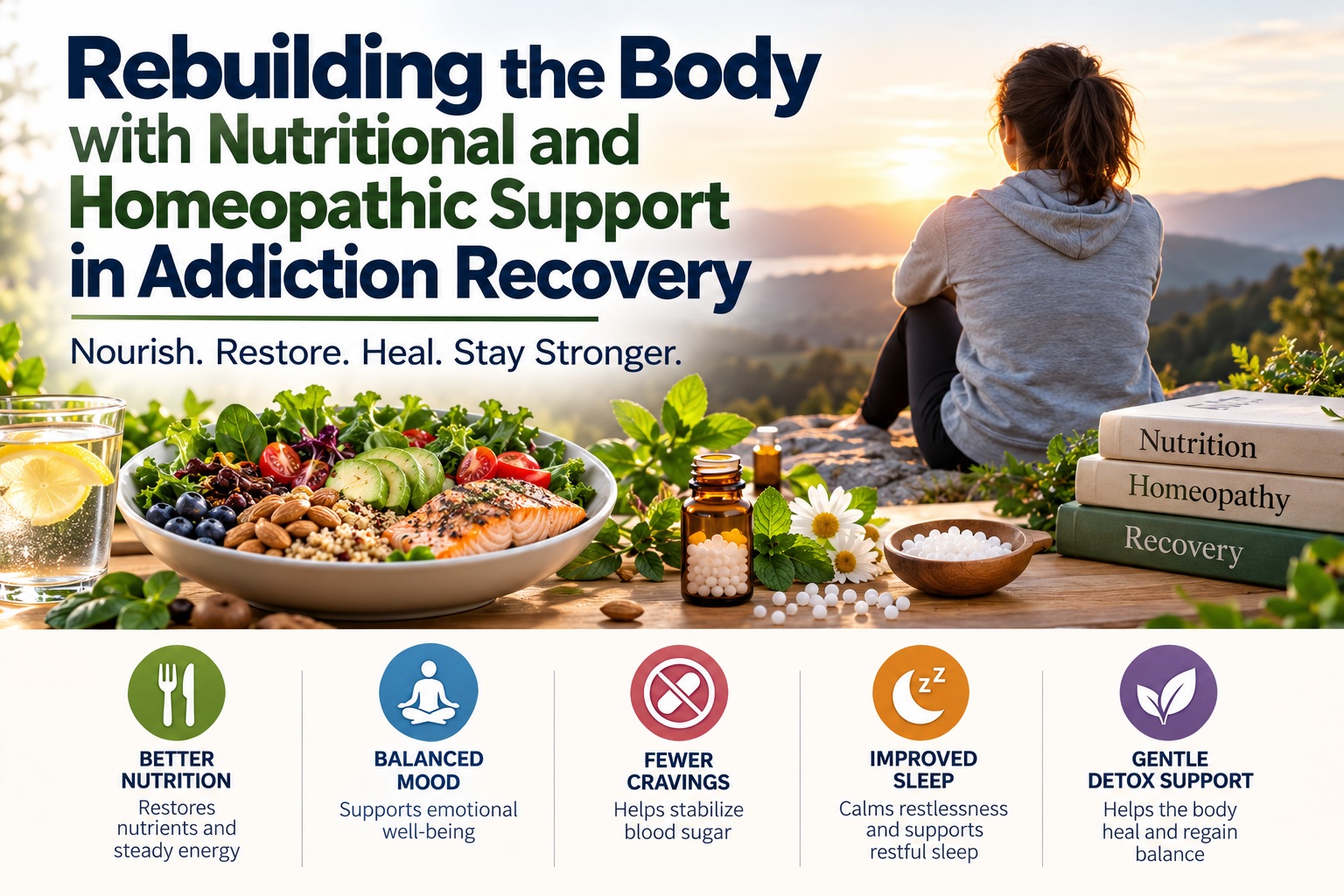 Nutrition and Homeopathy in Addiction Recovery